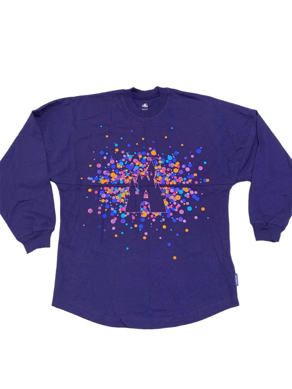 Disneyland Resort Disney Spirit Jersey Confetti Dots Cinderella Castle Large